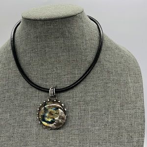 Labradorite and the moon choker